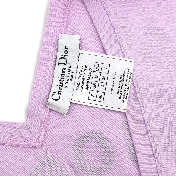 Christian Dior T-shirt Top Purple #40 3H16155400 187046