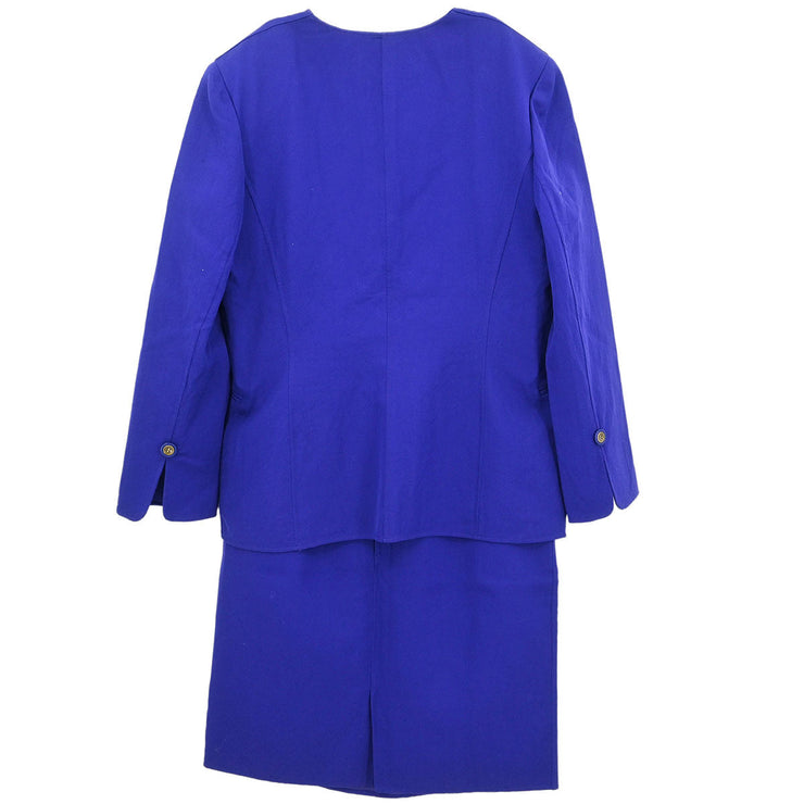 Christian Dior Setup Suit Jacket Skirt Purple MDI5M1200 #40?42 187049