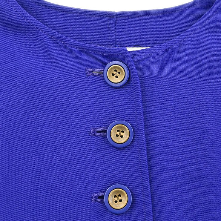 Christian Dior Setup Suit Jacket Skirt Purple MDI5M1200 #40?42 187049