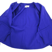 Christian Dior Setup Suit Jacket Skirt Purple MDI5M1200 #40?42 187049