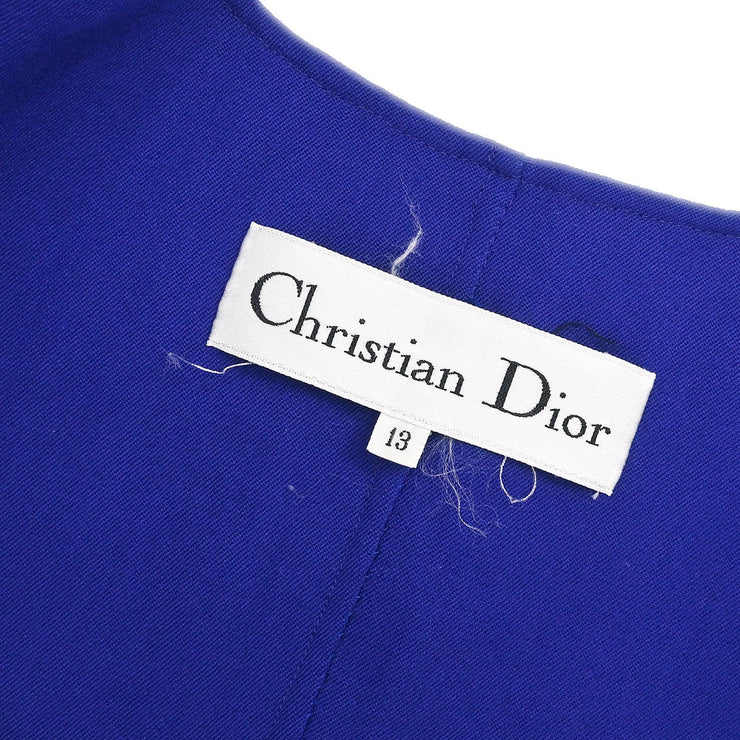 Christian Dior Setup Suit Jacket Skirt Purple MDI5M1200 #40?42 187049