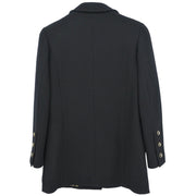 Chanel Single Breasted Jacket Black 95A #38 187054