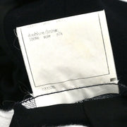 Chanel Single Breasted Jacket Black 95A #38 187054