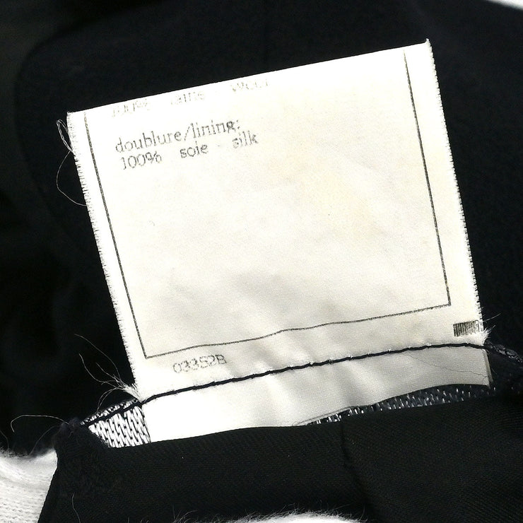 Chanel Single Breasted Jacket Black 95A #38 187054