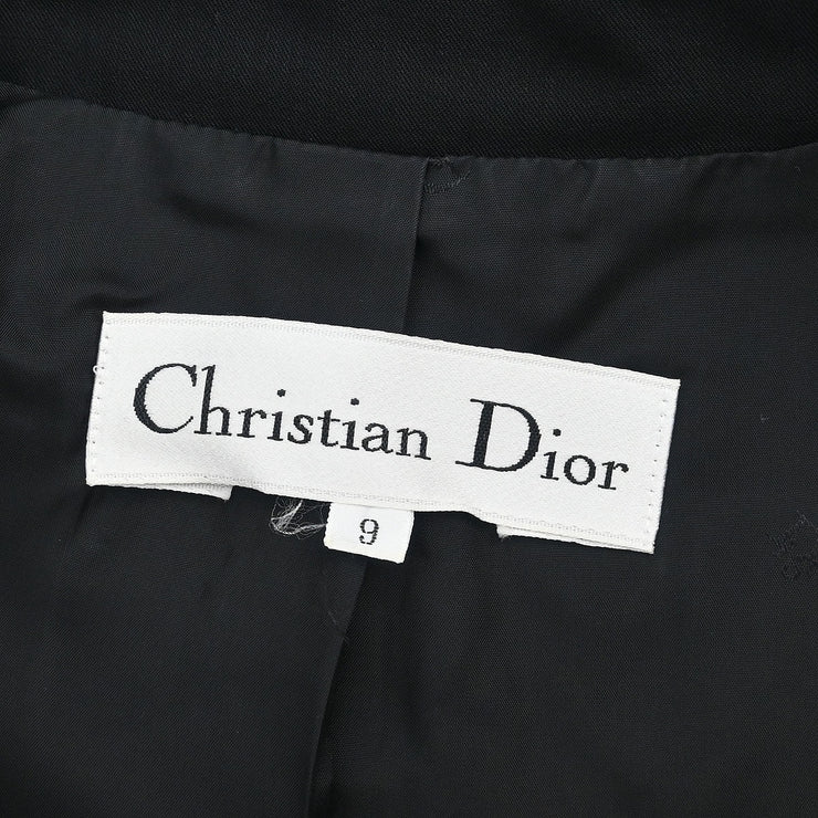 Christian Dior Double Breasted Jacket Black FWN6M05X0 #36-38 187057