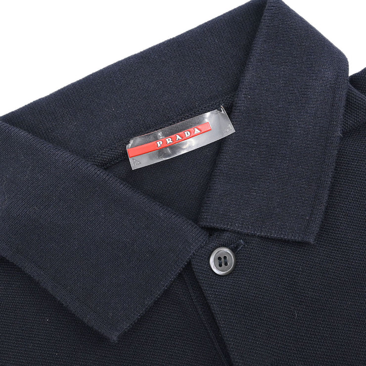 Prada  Sport Polo Shirt Top Navy RN.98339-CN.34767 #S 187058