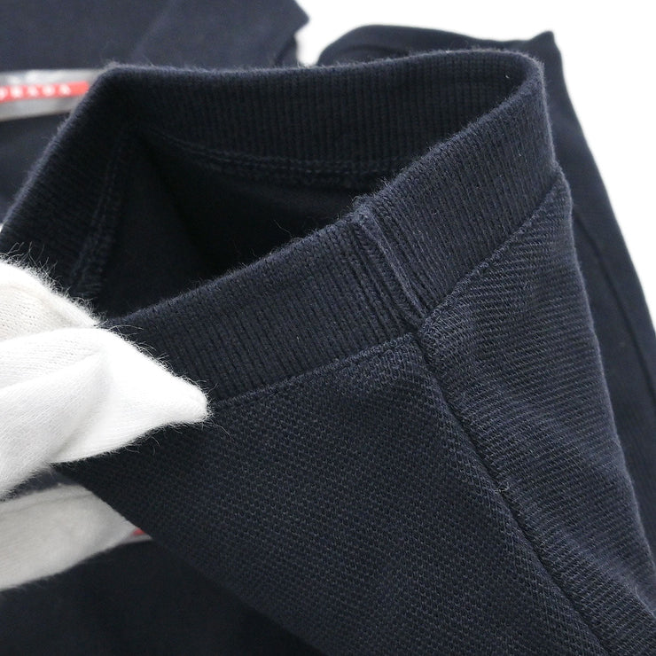 Prada  Sport Polo Shirt Top Navy RN.98339-CN.34767 #S 187058