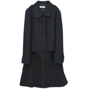 Prada Setup Suit Jacket Skirt Black RN.98339-CA.34767 #40 187059
