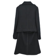 Prada Setup Suit Jacket Skirt Black RN.98339-CA.34767 #40 187059