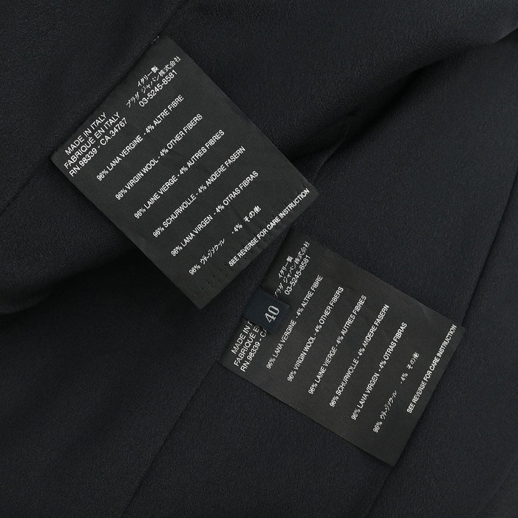Prada Setup Suit Jacket Skirt Black RN.98339-CA.34767 #40 187059