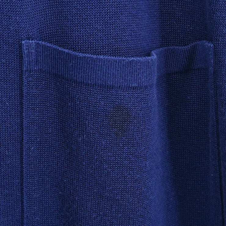 Yves Saint Laurent Setup Cardigan Dress Navy WD37-078 WMS7-079 #M 187061
