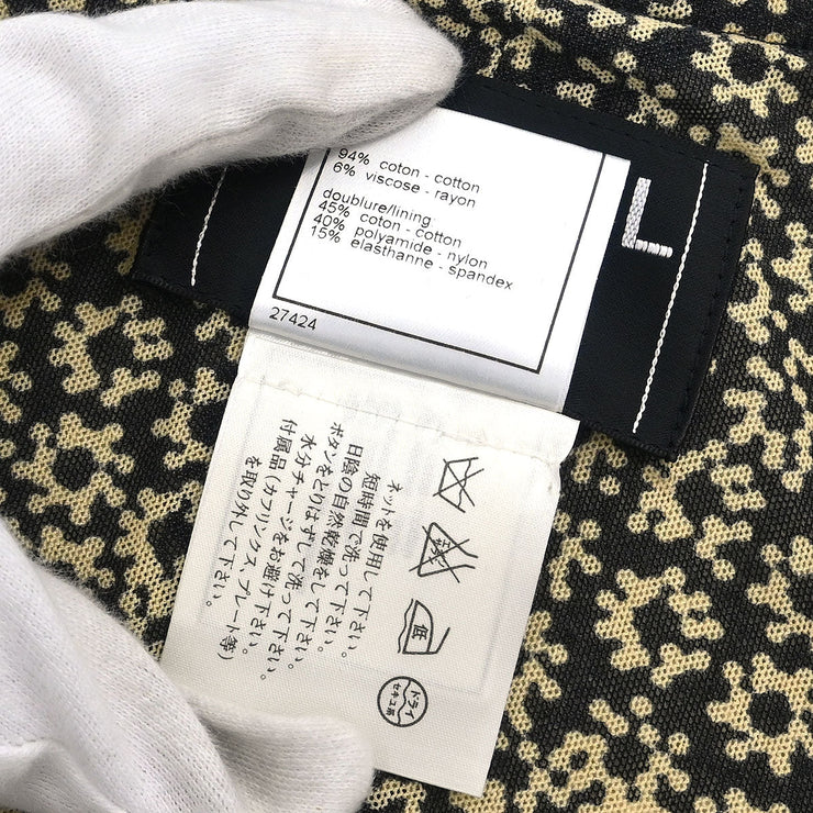 Chanel Collarless Jacket Beige 03P #36 187062