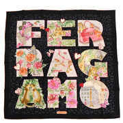Salvatore Ferragamo Black Scarf Small Good 187063