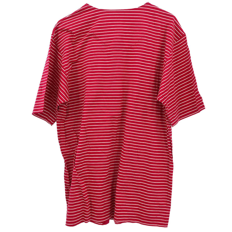Yves Saint Laurent Short Sleeve Top Red N-18 #M 187064