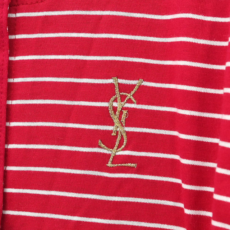 Yves Saint Laurent Short Sleeve Top Red N-18 #M 187064