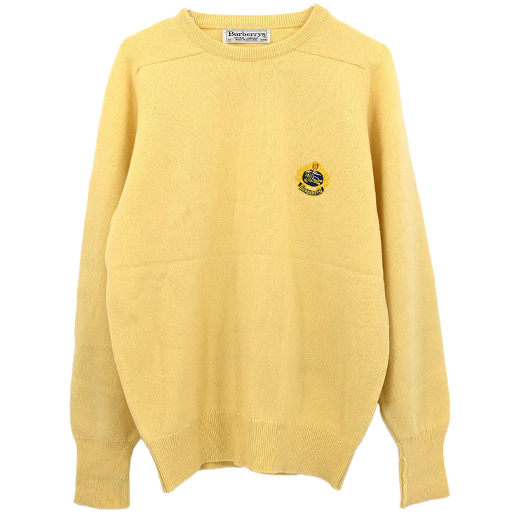 Burberrys Sweater Top Yellow M5 #40 187065