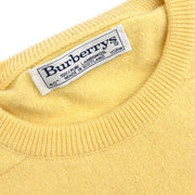 Burberrys Sweater Top Yellow M5 #40 187065