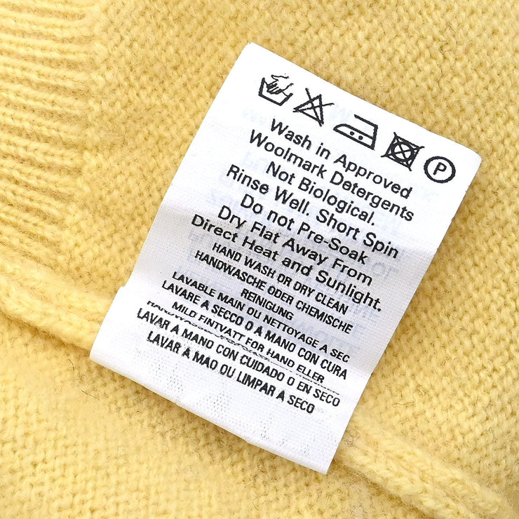 Burberrys Sweater Top Yellow M5 #40 187065