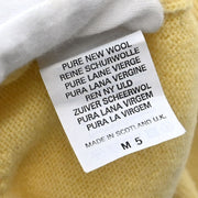 Burberrys Sweater Top Yellow M5 #40 187065