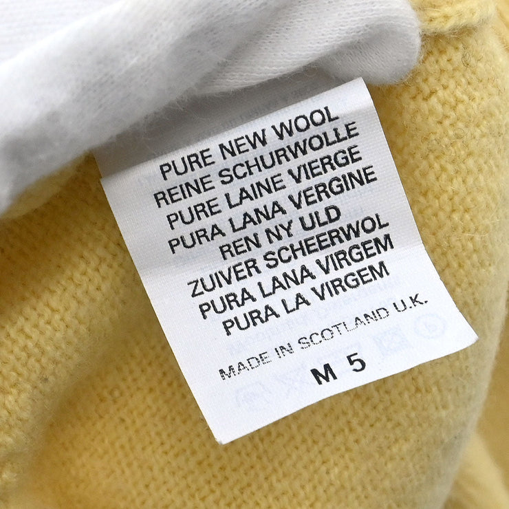 Burberrys Sweater Top Yellow M5 #40 187065