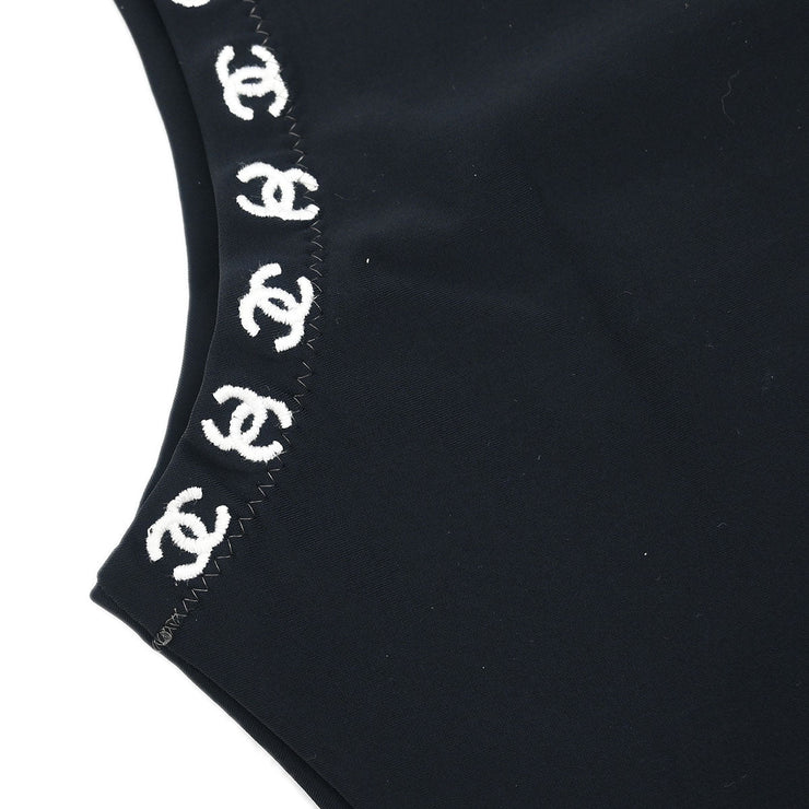 Chanel Cropped Tank Top Black 97C #38 187068
