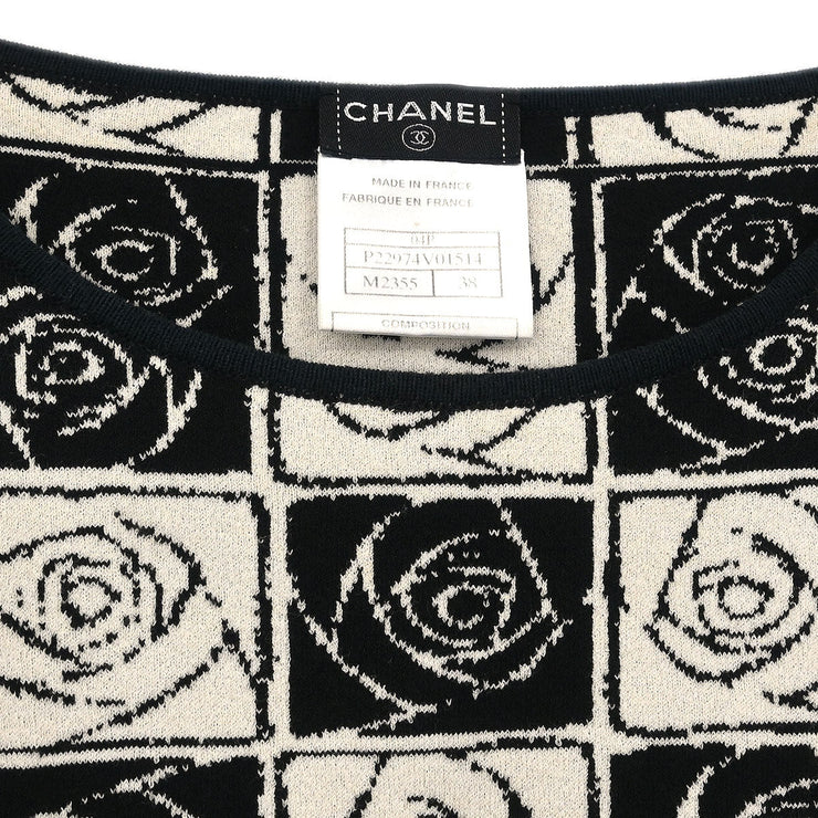 Chanel Sleeveless Tank Top Black 04P #38 187069