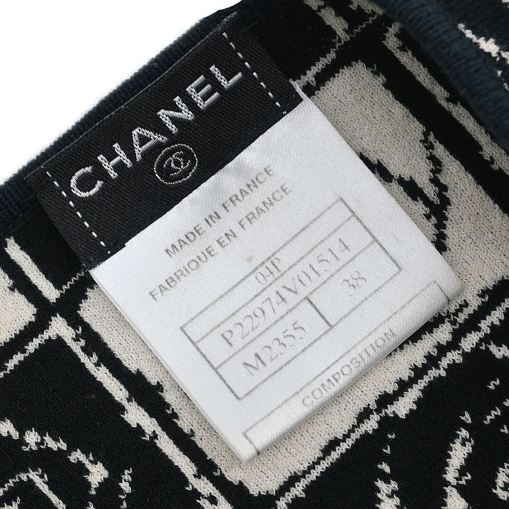 Chanel Sleeveless Tank Top Black 04P #38 187069