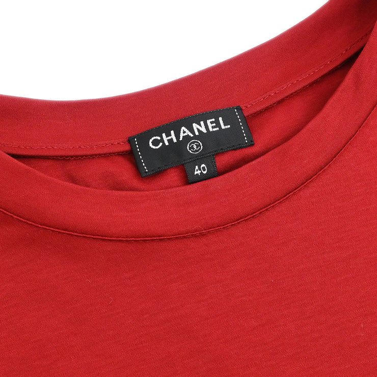 Chanel T-shirt Bordeaux P57359K07506 #40 187074