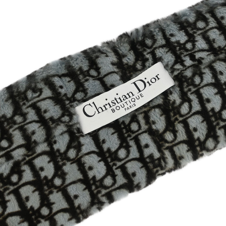 Christian Dior * Trotter Artificial Fur Shawl Stole 187077