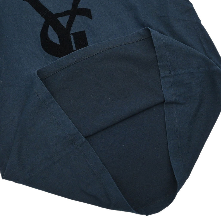 Yves Saint Laurent T-shirt Top Black 118028-X3050 #S 187078