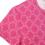 Celine Macadam T-shirt Pink 2 0358/6799 #XL 187079