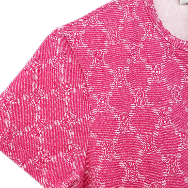 Celine Macadam T-shirt Pink 2 0358/6799 #XL 187079