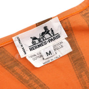 Hermes Long Sleeve T-shirt Top Orange #M 187080