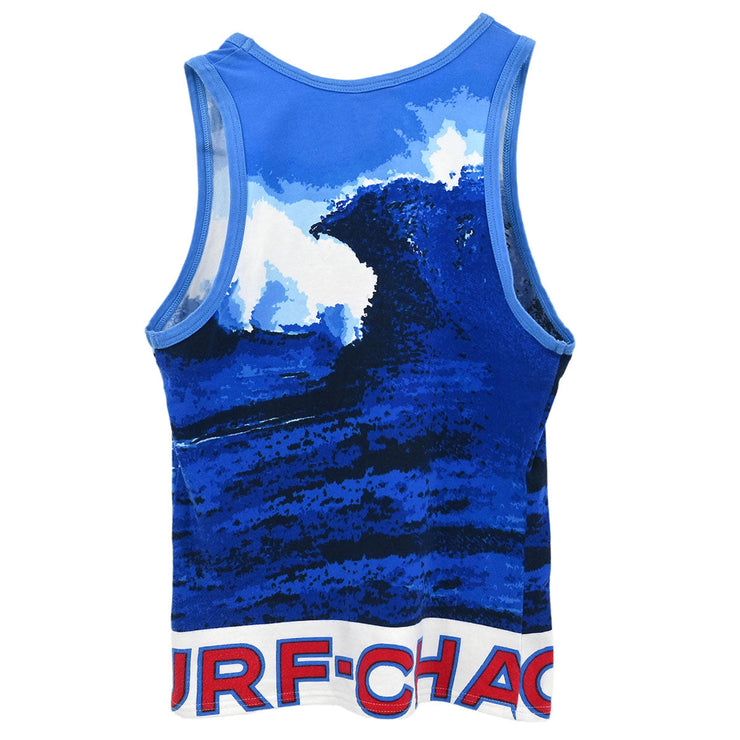 Chanel Surf Line Sleeveless Tank Top Blue 02S #40 187082