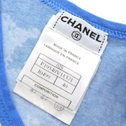 Chanel Surf Line Sleeveless Tank Top Blue 02S #40 187082