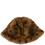 Louis Vuitton * Monogram Mink Vison Hat M74219 #S Small Good 187085