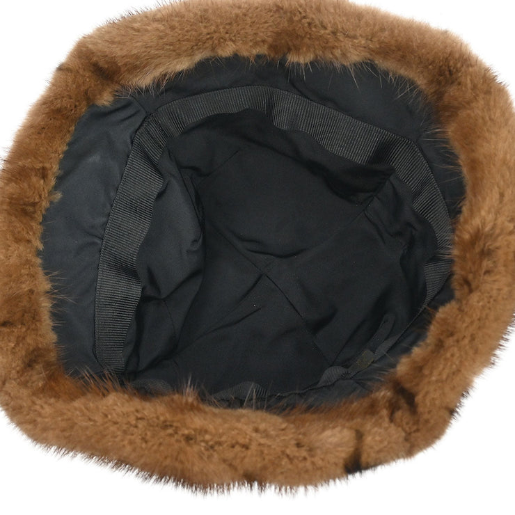 Louis Vuitton * Monogram Mink Vison Hat M74219 #S Small Good 187085