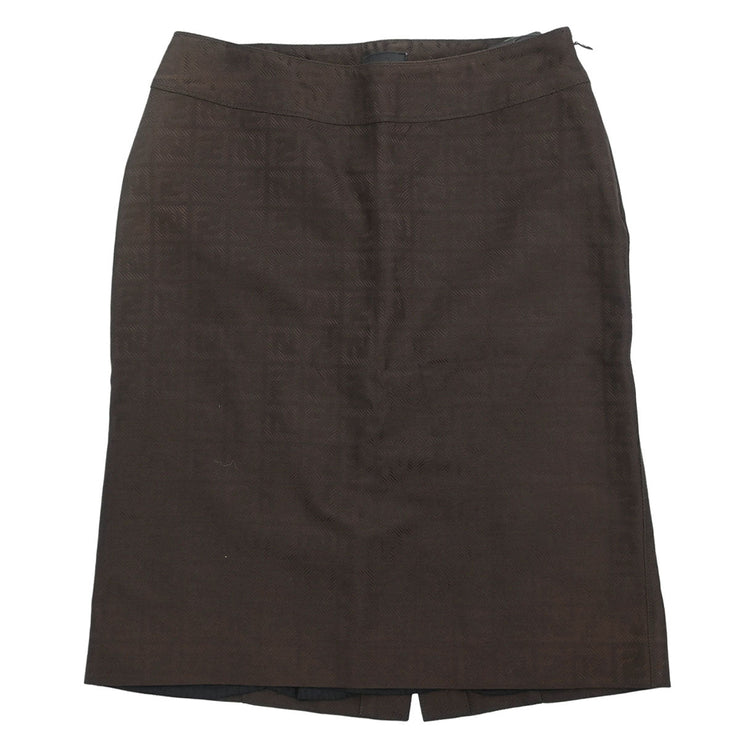Fendi Zucca Skirt Brown 558234 #38 187088