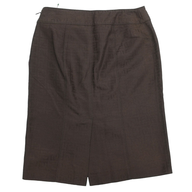 Fendi Zucca Skirt Brown 558234 #38 187088