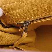 Hermes Jaune Courchevel Kelly 32 Retourne 2way Handbag  Square: D 23.S 187096