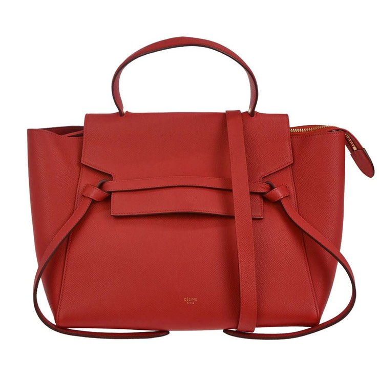Celine Red Belt Bag 2way Handbag S-MP-4155 187102
