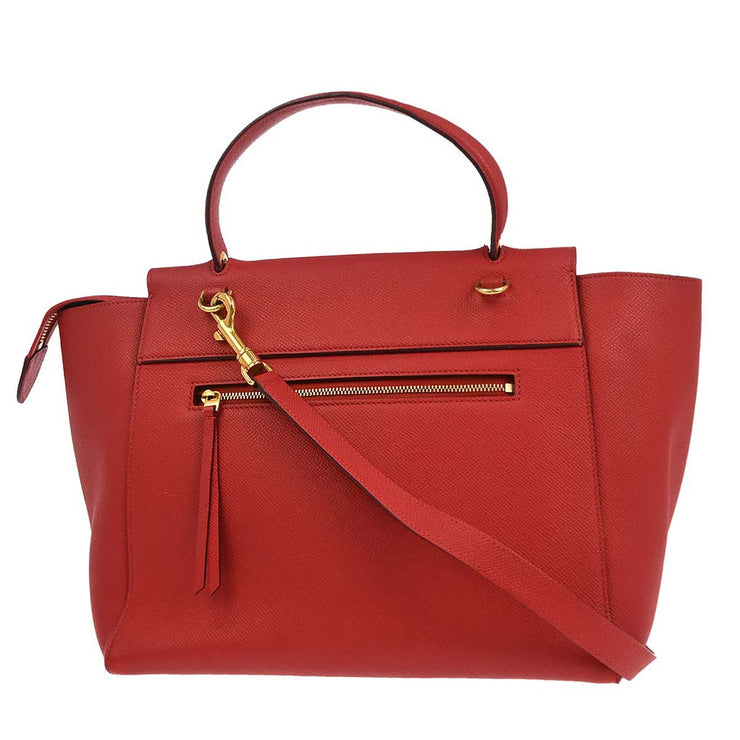 Celine Red Belt Bag 2way Handbag S-MP-4155 187102