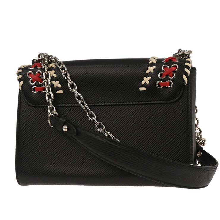 Louis Vuitton Black Epi Twist MM Shoulder Bag M42778 FL2186 187103