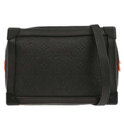Louis Vuitton Black Taurillon Soft Trunk Shoulder Bag M53288 DU5108 187104