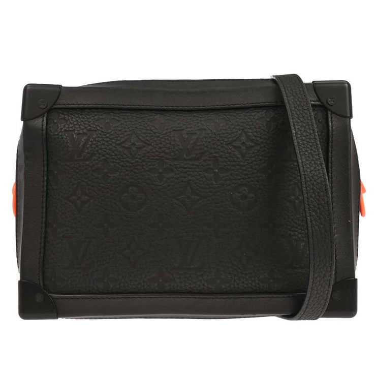 Louis Vuitton Black Taurillon Soft Trunk Shoulder Bag M53288 DU5108 187104