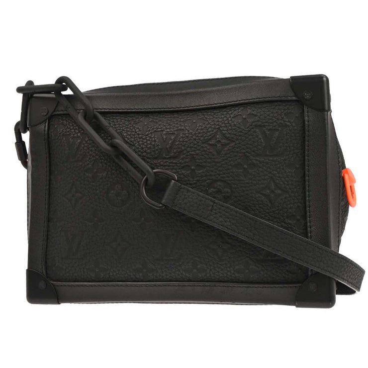 Louis Vuitton Black Taurillon Soft Trunk Shoulder Bag M53288 DU5108 187104
