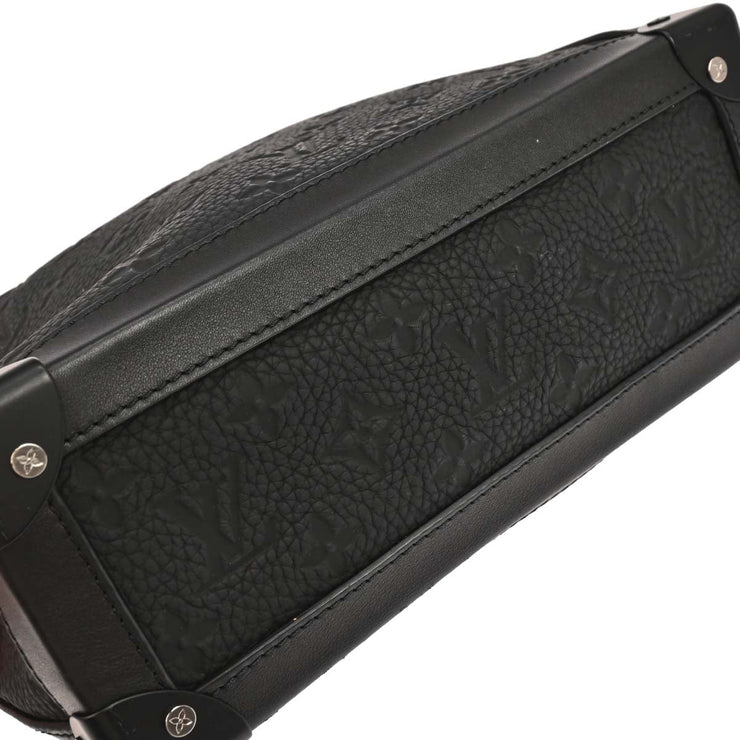 Louis Vuitton Black Taurillon Soft Trunk Shoulder Bag M53288 DU5108 187104