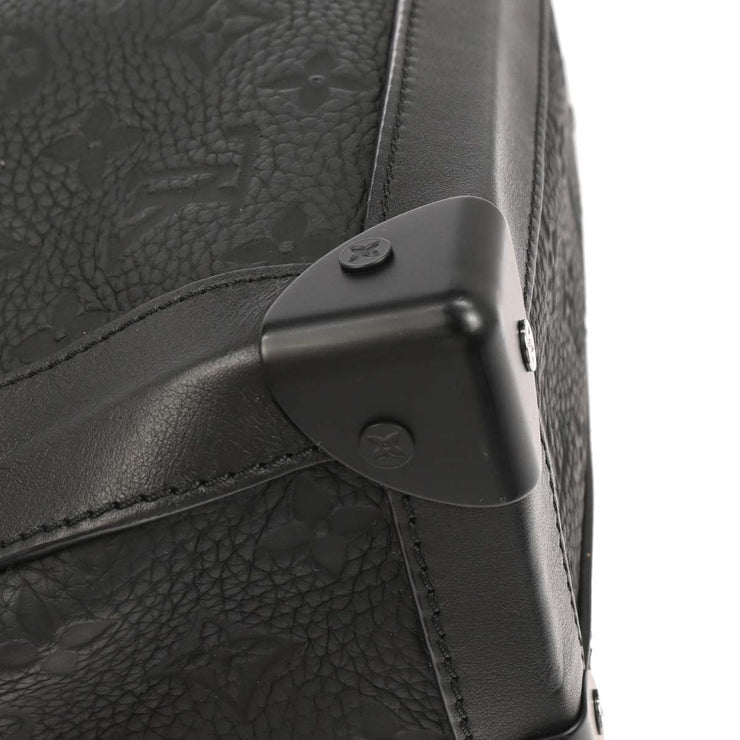 Louis Vuitton Black Taurillon Soft Trunk Shoulder Bag M53288 DU5108 187104