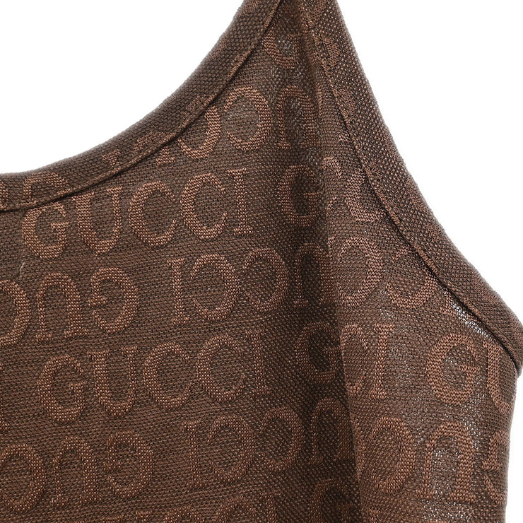 Gucci Camisole Dress Brown n.883 del26-11-1973 #38 191941