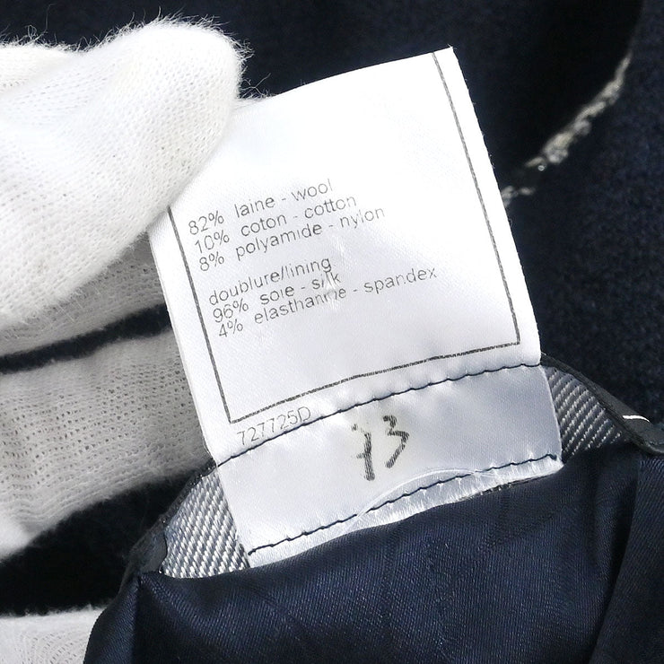 Chanel Jacket Navy 05C #46 192689